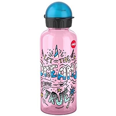 Emsa Tritan-drinkfles voor tieners, inhoud 0,6 liter, 100% veilig, praktisch, hygiënisch, lekvrij, onschadelijk, intelligente sluiting, robuust, Dreams Emsa Tritan-drinkfles voor tieners, inhoud 0,6 liter, 100% veilig, praktisch, hygiënisch, lekvrij, onschadelijk, intelligente sluiting, robuust, Dreams