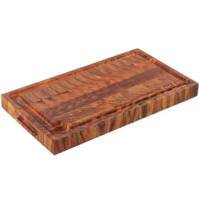 Zassenhaus Snijplank van acaciahout met sapgroef – keukenplank van hout voor vlees – hardhout uit bronnen Zassenhaus Snijplank van acaciahout met sapgroef – keukenplank van hout voor vlees – hardhout uit bronnen