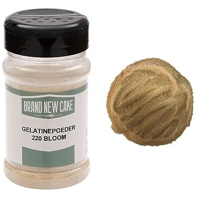 Brand New Cake BrandNewCake® Gelatine poeder, 200 g, gelatine 220 Bloom, praktisch en eenvoudig te gebruiken Brand New Cake BrandNewCake® Gelatine poeder, 200 g, gelatine 220 Bloom, praktisch en eenvoudig te gebruiken