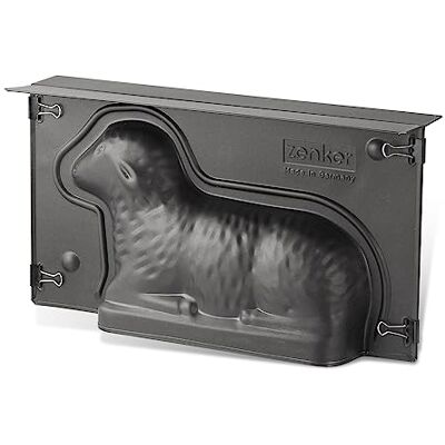 Zenker 9101 bakvorm voor cake, schaap, paaslam, 27,5 x 15 x 6,5 cm, 900 ml 900 ml voor het doseren van deeg, staal met Teflon Classic, 27 5 x 15 x 6,5 cm Zenker 9101 bakvorm voor cake, schaap, paaslam, 27,5 x 15 x 6,5 cm, 900 ml 900 ml voor het doseren van deeg, staal met Teflon Classic, 27 5 x 15 x 6,5 cm