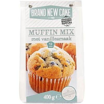 Brand New Cake BrandNewCake® Muffins Bereiding, 400 g, taartmix, glutenvrij Brand New Cake BrandNewCake® Muffins Bereiding, 400 g, taartmix, glutenvrij