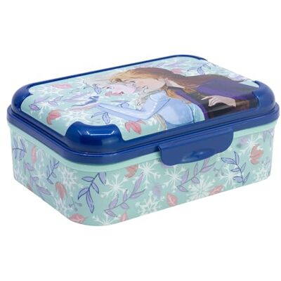 Stor Sandwichbox Frozen voor kinderen, 1423 ml, lunchbox van kunststof, robuust, BPA-vrij, met versierd deksel, voor school en uitstapjes Stor Sandwichbox Frozen voor kinderen, 1423 ml, lunchbox van kunststof, robuust, BPA-vrij, met versierd deksel, voor school en uitstapjes