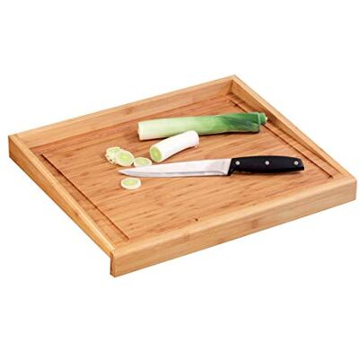 Zeller 2057793 Snijplank met rand van bamboe, 50 x 40 x 4,5 cm, bruin Zeller 2057793 Snijplank met rand van bamboe, 50 x 40 x 4,5 cm, bruin