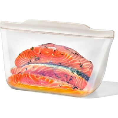 OXO Good Grips Herbruikbare siliconen zak 1,8 liter haver OXO Good Grips Herbruikbare siliconen zak 1,8 liter haver