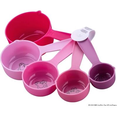 Dr. Oetker Peppa Pig maatlepelset nauwkeurige meting en kindvriendelijk design met Peppa Pig perfect voor kleine bakkers en bakkers, roze Dr. Oetker Peppa Pig maatlepelset nauwkeurige meting en kindvriendelijk design met Peppa Pig perfect voor kleine bakkers en bakkers, roze