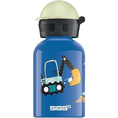 Sigg Built It Drinkfles voor kinderen skate (0,3 l), kleine fles BPA- en oplosmiddelvrij met veiligheidssluiting, zeer robuuste aluminium drinkfles Sigg Built It Drinkfles voor kinderen skate (0,3 l), kleine fles BPA- en oplosmiddelvrij met veiligheidssluiting, zeer robuuste aluminium drinkfles