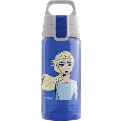 Sigg Viva One Drinkfles voor kinderen van Elsa, 0,5 l, met lekvrije sluiting, herbruikbare drinkfles zonder giftige stoffen, met één hand te bedienen. Sigg Viva One Drinkfles voor kinderen van Elsa, 0,5 l, met lekvrije sluiting, herbruikbare drinkfles zonder giftige stoffen, met één hand te bedienen.