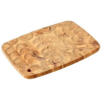 Kesper Professionele snijplank met ophanggat, materiaal: acaciahout (afwerkingshout), afmetingen: 40 x 28 x 2 cm, kleur: bruin, naturel 28153 Kesper Professionele snijplank met ophanggat, materiaal: acaciahout (afwerkingshout), afmetingen: 40 x 28 x 2 cm, kleur: bruin, naturel 28153