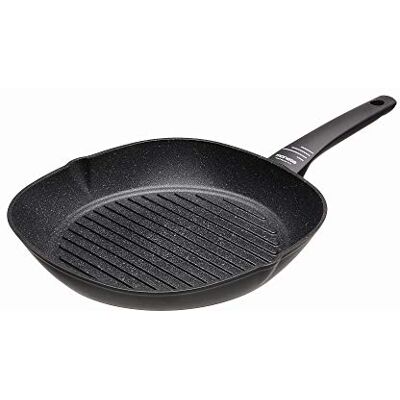 Moneta Yes, Zeus Grillpan 28 x 28 cm, Artech Stone Ultra, zwart Moneta Yes, Zeus Grillpan 28 x 28 cm, Artech Stone Ultra, zwart