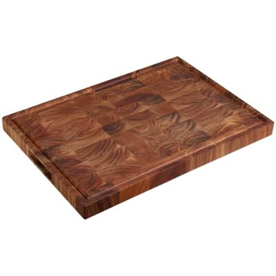 Kesper Snij- & snijplank, materiaal: acaciahout, afmetingen: 50 x 35 x 3,5 cm, kleur: bruin, naturel 29154 Kesper Snij- & snijplank, materiaal: acaciahout, afmetingen: 50 x 35 x 3,5 cm, kleur: bruin, naturel 29154