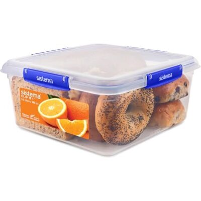 Sistema Square Klip It Plus voorraaddoos 5,5 l. Sistema Square Klip It Plus voorraaddoos 5,5 l.