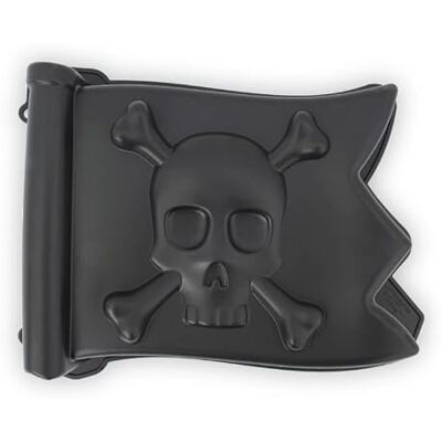CÉCOA • Taartvorm • piratenvlag • 100% platinum siliconen • siliconen vorm voor verjaardag • vorm van 100% voedselveilige siliconen • BPA-vrij CÉCOA • Taartvorm • piratenvlag • 100% platinum siliconen • siliconen vorm voor verjaardag • vorm van 100% voedselveilige siliconen • BPA-vrij