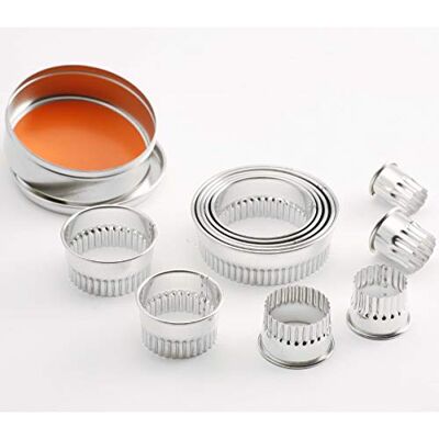 Thermohauser 11 stuks uitsteekvormpjes rond 2-8,5 cm roestvrij staal uitsteekvormen uitsteekvormen uitsteekvormen Thermohauser 11 stuks uitsteekvormpjes rond 2-8,5 cm roestvrij staal uitsteekvormen uitsteekvormen uitsteekvormen