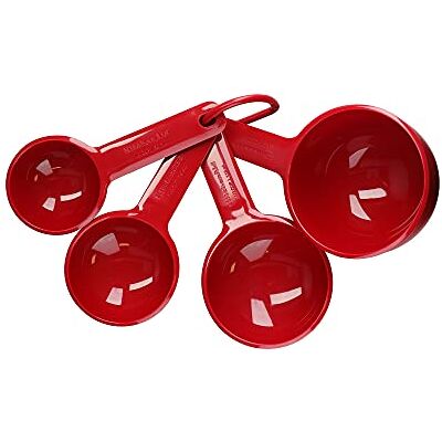 KitchenAid Set van 4 maatbekers Empire Red KitchenAid Set van 4 maatbekers Empire Red