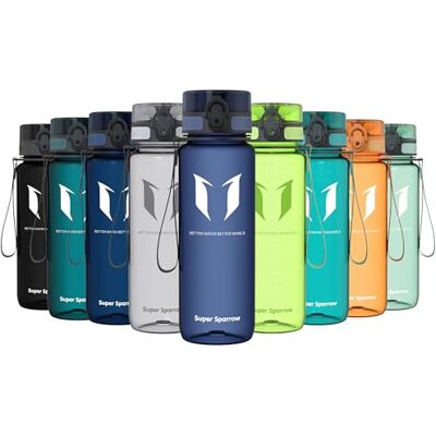 Super Sparrow Sportfles & Morsvrije Kinderfles 750ml BPA-vrij Ideale Tritan Waterfles voor Sport, Fiets, Fitness, Universiteit, Buiten Licht, Duurzaam Drinkfles Super Sparrow Sportfles & Morsvrije Kinderfles 750ml BPA-vrij Ideale Tritan Waterfles voor Sport, Fiets, Fitness, Universiteit, Buiten Licht, Duurzaam Drinkfles