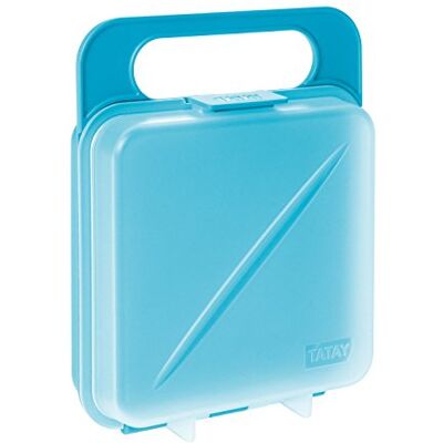 TATAY Sandwichbox, BPA-vrij, herbruikbaar, vaatwasser- en magnetronbestendig, invriezen bij -40 °C, 1 stuk, turquoise. Afmetingen: 14 x 4 x 18 cm TATAY Sandwichbox, BPA-vrij, herbruikbaar, vaatwasser- en magnetronbestendig, invriezen bij -40 °C, 1 stuk, turquoise. Afmetingen: 14 x 4 x 18 cm