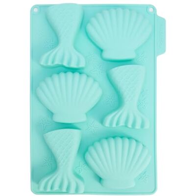 CÉCOA • Mini taartvorm • Mini zeemeermin • Thematische siliconen vorm Mini • 100% platinum siliconen • 100% voedselveilige siliconen vorm • BPA-vrij CÉCOA • Mini taartvorm • Mini zeemeermin • Thematische siliconen vorm Mini • 100% platinum siliconen • 100% voedselveilige siliconen vorm • BPA-vrij