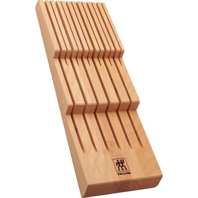 ZWILLING messenhouder voor laden, lade-inzet voor 12 messen, 41 x 15,5 x 4,8 cm, hout ZWILLING messenhouder voor laden, lade-inzet voor 12 messen, 41 x 15,5 x 4,8 cm, hout