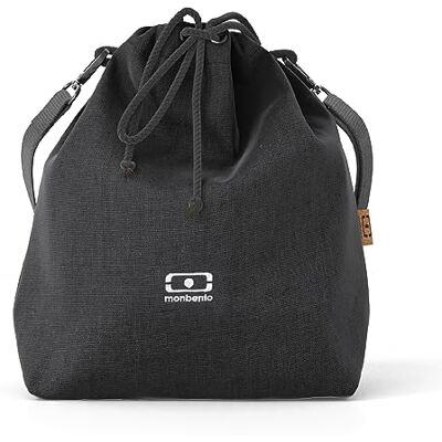 monbento MB Fresh Black Koeltas voor maaltijden Geïsoleerde lunchtas voor lunchbox monbento MB Fresh Black Koeltas voor maaltijden Geïsoleerde lunchtas voor lunchbox