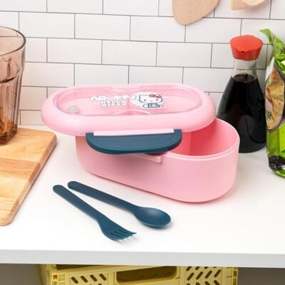 Paladone Hello Kitty 13162 Bento Box van kunststof, 229 g Paladone Hello Kitty 13162 Bento Box van kunststof, 229 g