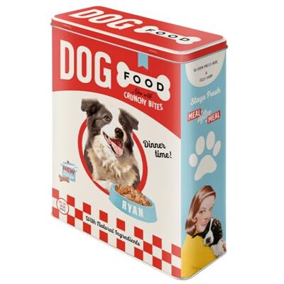 ART Retro XL voorraaddoos 4L Dog Food cadeau-idee voor hondenbezitters, grote container voor metalen brokken, vintage design ART Retro XL voorraaddoos 4L Dog Food cadeau-idee voor hondenbezitters, grote container voor metalen brokken, vintage design