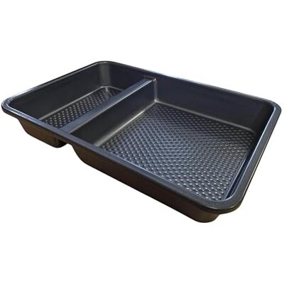 mastrad Gecompartimenteerde plaat 2-laags coating PFAS- en PTFE vrij 25 x 35,5 x 5,5 cm mastrad Gecompartimenteerde plaat 2-laags coating PFAS- en PTFE vrij 25 x 35,5 x 5,5 cm