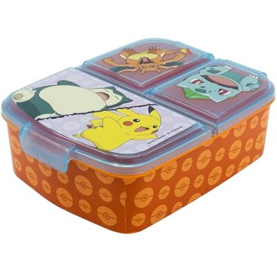 Stor 08020 Pokemon meervoudige sandwichmaker-lunchboxen, kunststof, veelkleurig Stor 08020 Pokemon meervoudige sandwichmaker-lunchboxen, kunststof, veelkleurig