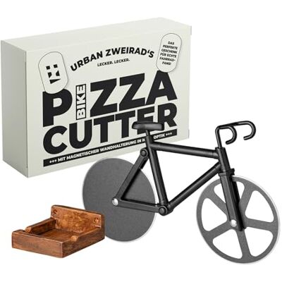 URBAN ZWEIRAD Pizzaroller met magnetische wandhouder Anti-aanbaklaag en roestvrij Pizzarolette voor familie, cadeau-idee voor fietsen URBAN ZWEIRAD Pizzaroller met magnetische wandhouder Anti-aanbaklaag en roestvrij Pizzarolette voor familie, cadeau-idee voor fietsen