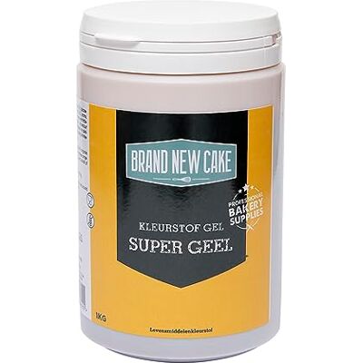 Brand New Cake BrandNewCake® Supergele kleurgel, 1 kg, eetbare levensmiddelenkleurstof, ideaal voor bakken Brand New Cake BrandNewCake® Supergele kleurgel, 1 kg, eetbare levensmiddelenkleurstof, ideaal voor bakken