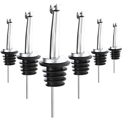 com-four ® 6 x schenktuit met deksel, doseerder van roestvrij staal com-four ® 6 x schenktuit met deksel, doseerder van roestvrij staal