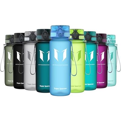 Super Sparrow Sportfles & Morsvrije Kinderfles 750ml BPA-vrij Ideale Tritan Waterfles voor Sport, Fiets, Fitness, Universiteit, Buiten Licht, Duurzaam Drinkfles Super Sparrow Sportfles & Morsvrije Kinderfles 750ml BPA-vrij Ideale Tritan Waterfles voor Sport, Fiets, Fitness, Universiteit, Buiten Licht, Duurzaam Drinkfles