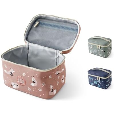 monbento Koeltas voor kinderen Frosty Kaneel Fox Lunchtas voor het vervoer van lunchbox, drinkfles en snacks Koeltas voor kinderen 5 liter Ideaal voor school / picknick monbento Koeltas voor kinderen Frosty Kaneel Fox Lunchtas voor het vervoer van lunchbox, drinkfles en snacks Koeltas voor kinderen 5 liter Ideaal voor school / picknick