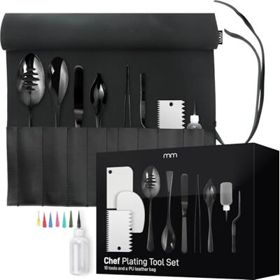 mikamax mm Chef's Plating Tool Set Kookgerei Chef Culinaire coatingset Fineer Kit mikamax mm Chef's Plating Tool Set Kookgerei Chef Culinaire coatingset Fineer Kit