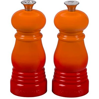 Le Creuset Zout- en pepermolenset, keramisch mechanisme, vulkanisch, 96002500090000 Le Creuset Zout- en pepermolenset, keramisch mechanisme, vulkanisch, 96002500090000