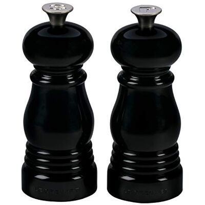 Le Creuset Zout- en pepermolenset, keramisch mechanisme, onyx, 96002500140000 Le Creuset Zout- en pepermolenset, keramisch mechanisme, onyx, 96002500140000