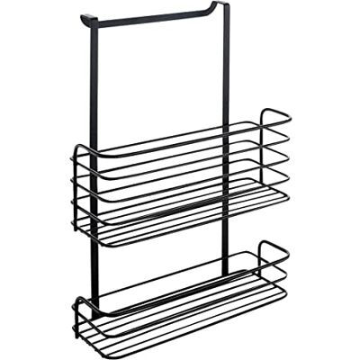 Metaltex Mand met twee verdiepingen, zwart, 26 x 12 x 36 cm Metaltex Mand met twee verdiepingen, zwart, 26 x 12 x 36 cm