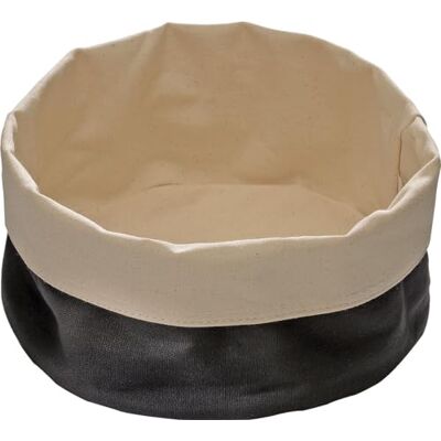 APS 30341 broodmand katoen rond met hoogteverstelling, zwart/beige Ø 17 x 11 cm APS 30341 broodmand katoen rond met hoogteverstelling, zwart/beige Ø 17 x 11 cm