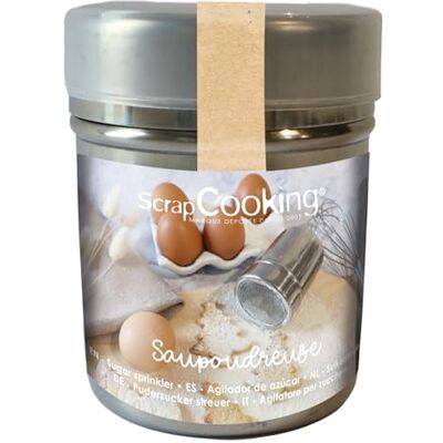 ScrapCooking Fijnmazige strooier strooier meel suiker cacao gebakzeef 5271 ScrapCooking Fijnmazige strooier strooier meel suiker cacao gebakzeef 5271