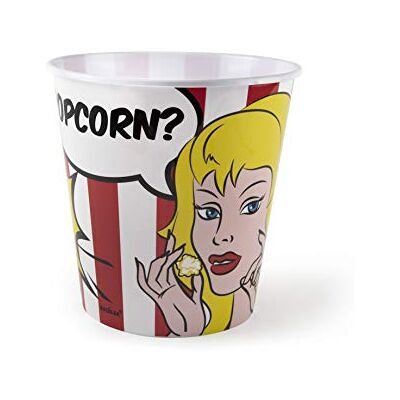 Excelsa Popcorn kom, Polypropyleen, Rood En Wit, Diameter: 18 cm Excelsa Popcorn kom, Polypropyleen, Rood En Wit, Diameter: 18 cm