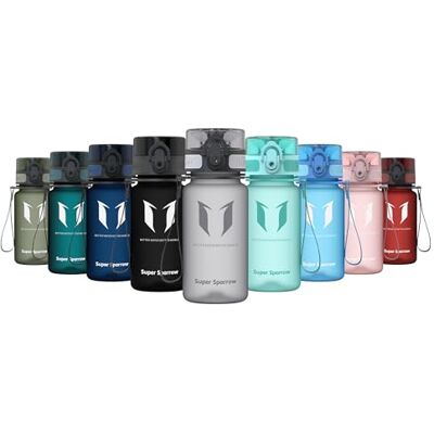 Super Sparrow , waterfles, drinkfles voor kinderen, BPA-vrij, geschikt voor sporten, wandelen, school, kantoor, buiten, 350 ml Super Sparrow , waterfles, drinkfles voor kinderen, BPA-vrij, geschikt voor sporten, wandelen, school, kantoor, buiten, 350 ml
