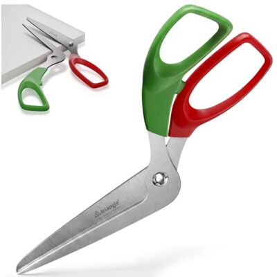 triangle 50 491 11 02 pizzaschaar, rood/groen, professionele kwaliteit, cadeau-idee pizzasnijder van roestvrij staal triangle 50 491 11 02 pizzaschaar, rood/groen, professionele kwaliteit, cadeau-idee pizzasnijder van roestvrij staal