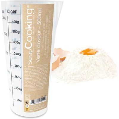 ScrapCooking SCRAP COOKING Cooking maatbeker 500 ml maatbeker met schaal voor gebak van kunststof maatbeker transparant 5290 ScrapCooking SCRAP COOKING Cooking maatbeker 500 ml maatbeker met schaal voor gebak van kunststof maatbeker transparant 5290