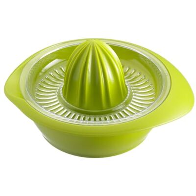 Westmark sinaasappel/citroen/limoen pers met reservoir, diameter: 18,7 cm. Inhoud: 0,5 liter, kunststof, appelgroen, 3091227A Westmark sinaasappel/citroen/limoen pers met reservoir, diameter: 18,7 cm. Inhoud: 0,5 liter, kunststof, appelgroen, 3091227A