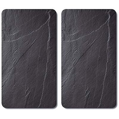 Kesper 3652313 Glazen Multi-Snijplank, 2-Pack, Leisteen, Afmetingen: 52 X 30 X 0,8 Cm, Zwart Kesper 3652313 Glazen Multi-Snijplank, 2-Pack, Leisteen, Afmetingen: 52 X 30 X 0,8 Cm, Zwart
