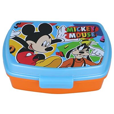 Stor Boîte à déjeuner rectangulaire pour enfant Mickey Mouse Stor Boîte à déjeuner rectangulaire pour enfant Mickey Mouse