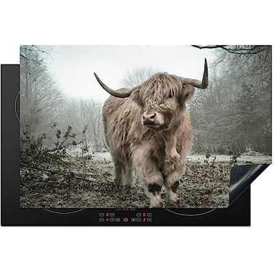 KitchenYeah © Inductieplaatbescherming, 80 x 52 cm, decoratieve keuken, accessoires, praktische bescherming van glaskeramiek, Schotse hooglander, natuur, herfst, dieren, wild leven, bos KitchenYeah © Inductieplaatbescherming, 80 x 52 cm, decoratieve keuken, accessoires, praktische bescherming van glaskeramiek, Schotse hooglander, natuur, herfst, dieren, wild leven, bos