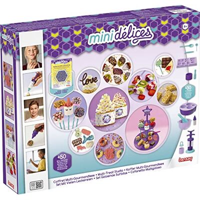 Lansay Mini Délices Atelier Multi Gourmandises – keukenset – vanaf 8 jaar Creatief gebak – 30 accessoires en 3 bakplaten – 50 mini-creaties – mueslirepen, ijs en cupcakes Lansay Mini Délices Atelier Multi Gourmandises – keukenset – vanaf 8 jaar Creatief gebak – 30 accessoires en 3 bakplaten – 50 mini-creaties – mueslirepen, ijs en cupcakes