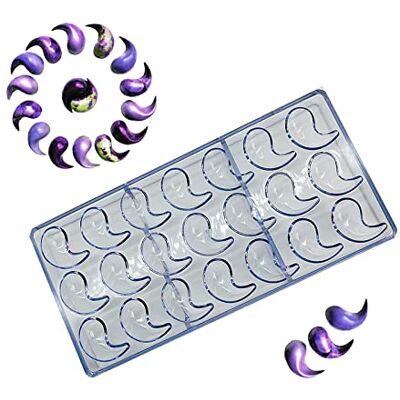LIANCHEN Chocoladevorm van polycarbonaat, transparant, chocoladevorm, bakaccessoires voor ijsblokjes, snoep, Valentijnsdag (C) LIANCHEN Chocoladevorm van polycarbonaat, transparant, chocoladevorm, bakaccessoires voor ijsblokjes, snoep, Valentijnsdag (C)