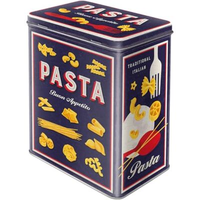 ART Pasta Variety voorraaddoos retro L, 3 liter, cadeau-idee voor de keuken, grote metalen container, vintage design ART Pasta Variety voorraaddoos retro L, 3 liter, cadeau-idee voor de keuken, grote metalen container, vintage design