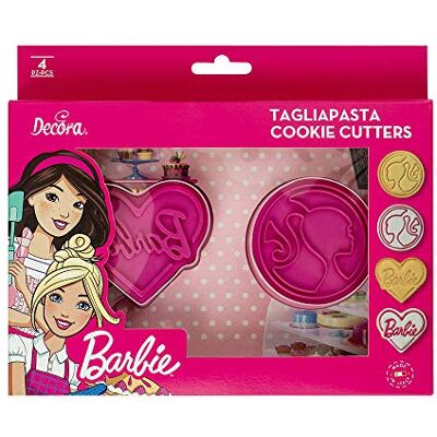 Decora 0403000 Snijders met Barbie-stempel Decora 0403000 Snijders met Barbie-stempel